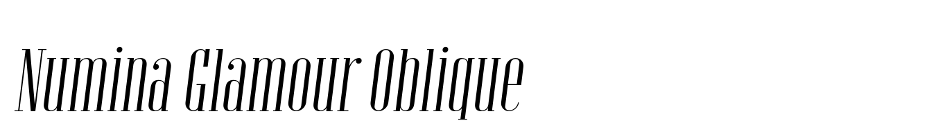Numina Glamour Oblique